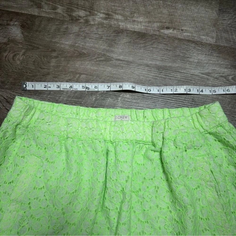 JCREW Cotton Blend Lace Skirt Size Large